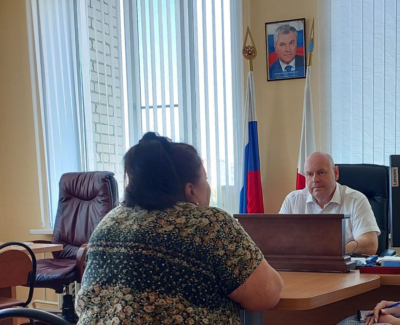Михаил Усталов провел приём жителей по личным вопросам