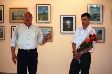 В городском выставочном зале открылась выставка художника Александра Горстки