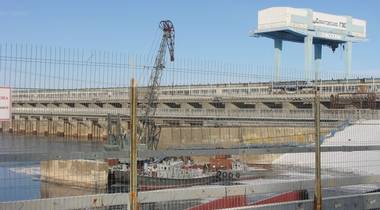 На Саратовской ГЭС введено в эксплуатацию защитное сооружение